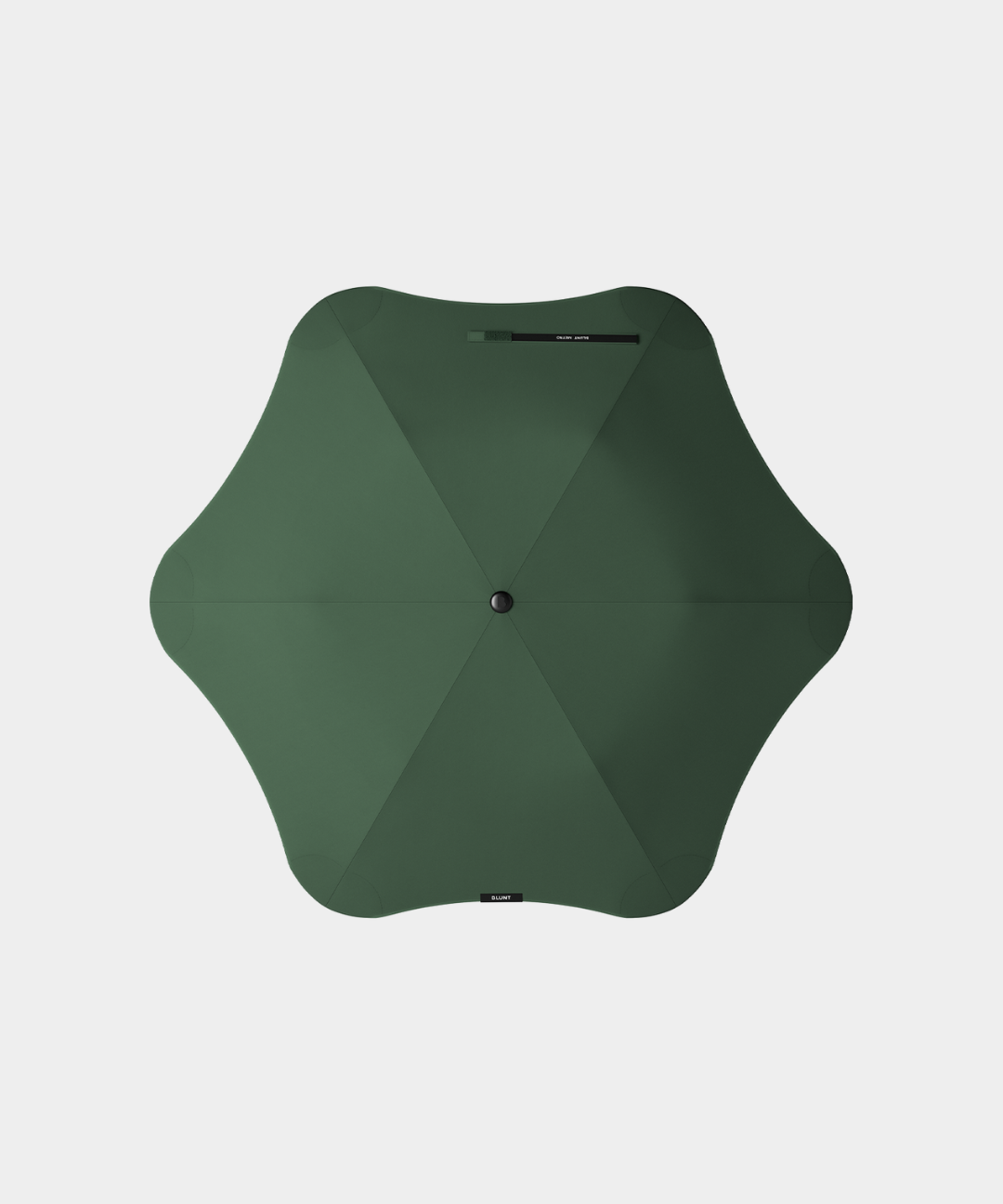 Metro Umbrella in forest green with auto-open and 360Β° spinning canopy for compact, convenient weather protection.
