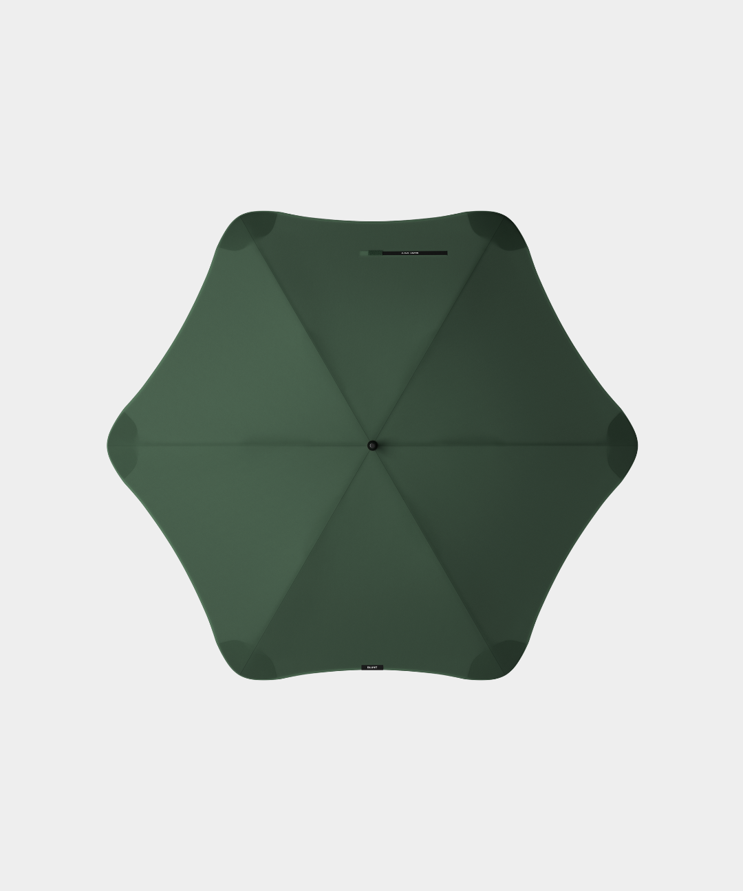 Forest green sport umbrella with ergonomic handle and resilient fiberglass shaft designed for outdoor performance and protection.