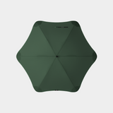 Forest green sport umbrella with ergonomic handle and resilient fiberglass shaft designed for outdoor performance and protection.