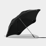 sport umbrella sitting on side