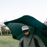 man with umbrella