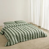 Pillowcase Pair - Wasabi Stripes