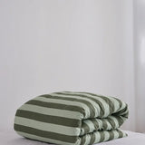 Quilt Cover - Wasabi Stripes