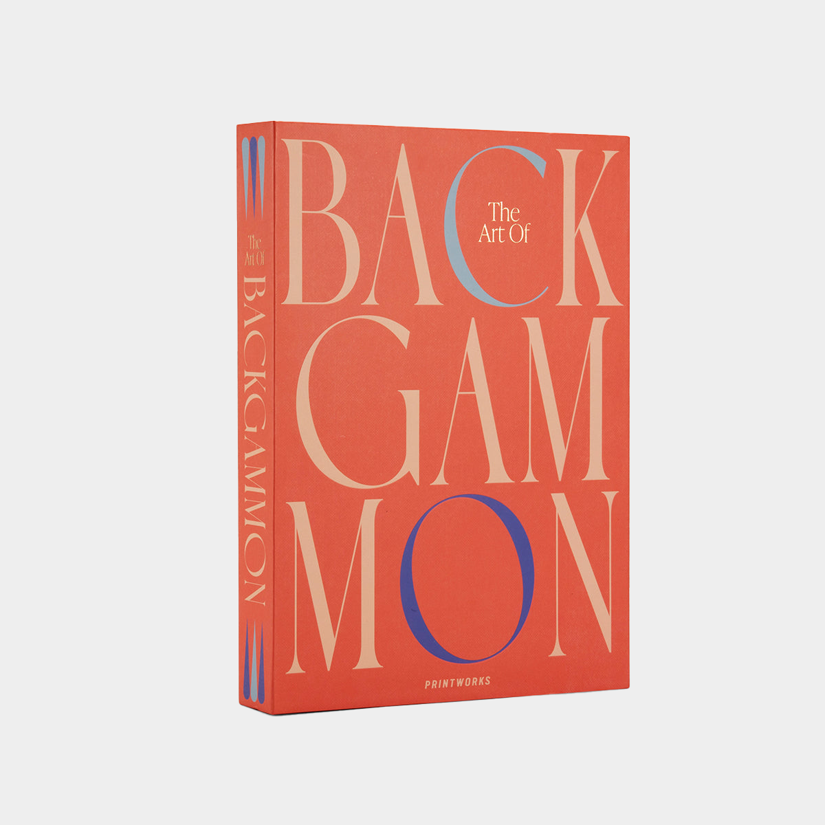 picture of packaging of the backgammon set on white background