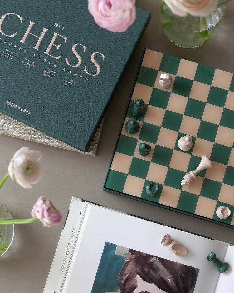 Chess Board Game Set - Green