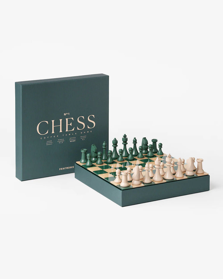 Chess Board Game Set - Green