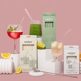 editorial shot of straws and other decorations