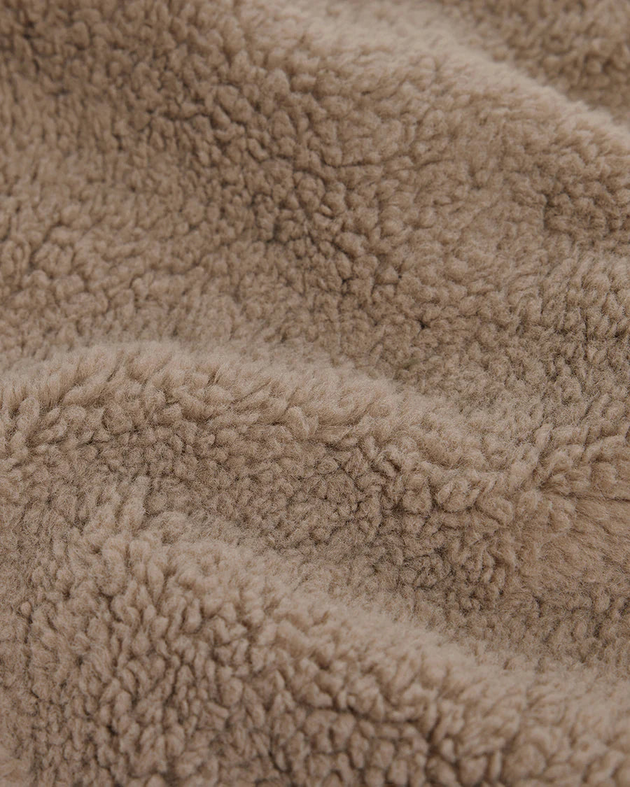 up close shot of throw blanket texture