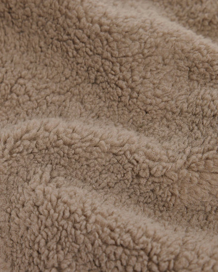 up close shot of throw blanket texture